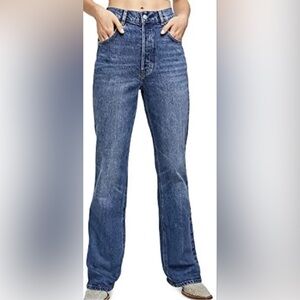 We the Free- French Girl Flare Jeans in Aura Blue